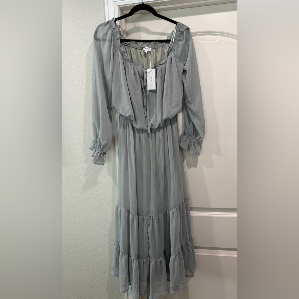 Boho off the shoulder dress